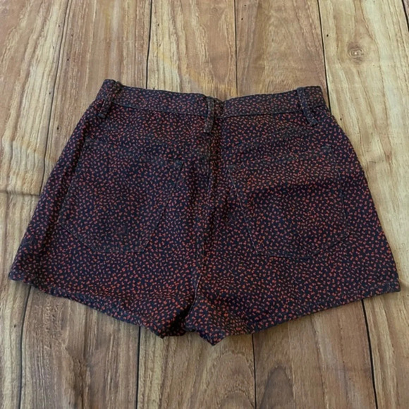 Juicy Couture Laurel Ditsy Printed Denim Shorts - Picture 9 of 13